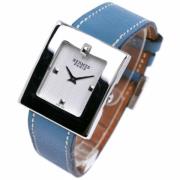 Pre-owned Stainless Steel watches Hermès Vintage , Blue , Dames