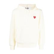 Gebreide Sweatshirt voor Mannen Comme des Garçons Play , Beige , Heren