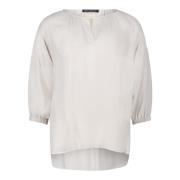 Elegante Blouse met Ronde Halslijn Betty Barclay , Beige , Dames