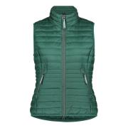 Gewatteerd Vest met Opstaande Kraag Betty Barclay , Green , Dames