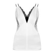 Lingerie-stijl top Victoria Beckham , White , Dames