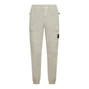 Off-White Tapered Broek Stone Island , Beige , Heren