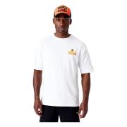 Witte Fruit Grafische Tee New Era , White , Heren