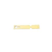 Leren Sleutelhanger Accessoires voor Vrouwen Trussardi , Yellow , Unis...