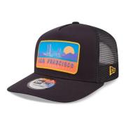 San Francisco Location Trucker Cap New Era , Black , Heren