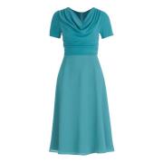 Cocktailjurk met korte mouwen vera mont , Blue , Dames