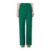 Groene Casual Broek Regular Fit Weekend , Green , Dames