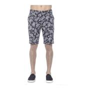 Heren Bermuda Shorts in Gestreepte Stof PT Torino , Multicolor , Heren