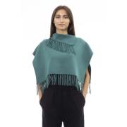 Fringe Poncho Alpha Studio , Green , Dames