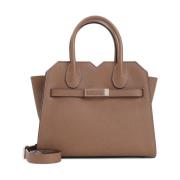 Mini Chocolade Milano Tas Valextra , Brown , Dames