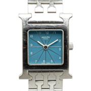 Pre-owned Stainless Steel watches Hermès Vintage , Blue , Dames