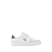 Witte Sneakers Stijlvol Comfortabel Calvin Klein , White , Heren