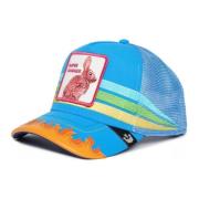 Turquoise Haas Trucker Cap Goorin Bros , Blue , Heren