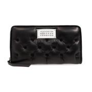 Leren portemonnee Maison Margiela , Black , Unisex