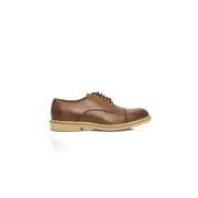 Derby Leren Schoenen - Casual Stijl Cerruti 1881 , Brown , Heren