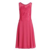 Geborduurde Chiffon Jurk vera mont , Red , Dames