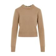 Kameel Pullover Sweater Paco Rabanne , Brown , Dames