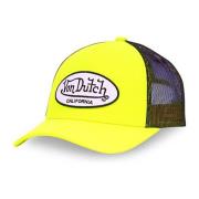 Gele Fluor Trucker Cap Fresh20 VON Dutch , Yellow , Heren