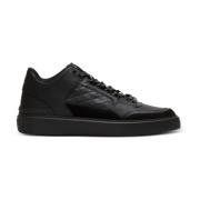 B-Court mid-top leren sneakers Balmain , Black , Heren