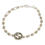 Pre-owned Silver bracelets Gucci Vintage , Gray , Dames