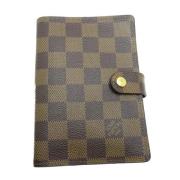 Pre-owned Canvas key-holders Louis Vuitton Vintage , Brown , Dames