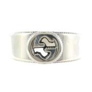 Pre-owned Silver rings Gucci Vintage , Gray , Dames