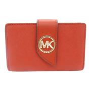 Pre-owned Leather wallets Michael Kors Pre-owned , Red , Dames