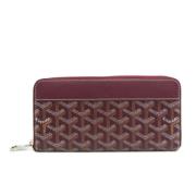 Pre-owned Leather wallets Goyard Vintage , Red , Unisex