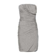 Stijlvolle Grijze Mini Jurk Aw24 The Attico , Gray , Dames