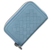 Pre-owned Leather wallets Bottega Veneta Vintage , Blue , Dames