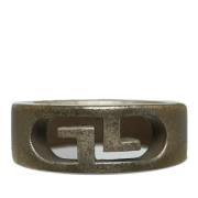 Pre-owned Metal rings Gucci Vintage , Gray , Dames