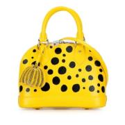 Pre-owned Leather handbags Louis Vuitton Vintage , Yellow , Dames