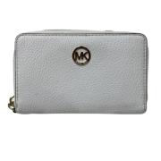 Pre-owned Leather wallets Michael Kors Pre-owned , White , Dames