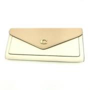 Pre-owned Leather wallets Coach Pre-owned , Beige , Dames