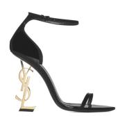 Zwarte Opyum Sandalen Saint Laurent , Black , Dames