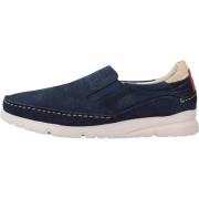 Stijlvolle Mocasin Loafers voor Mannen Fluchos , Blue , Heren