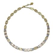 Pre-owned Metal necklaces Versace Pre-owned , Yellow , Dames