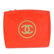 Pre-owned Leather wallets Chanel Vintage , Red , Dames