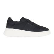 Zwarte Sneakers Aerodynamische Zool Stijl Hogan , Black , Heren