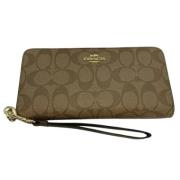 Pre-owned Canvas wallets Coach Pre-owned , Green , Dames