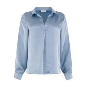 Lange Mouw Top Anna Van Toor , Blue , Dames