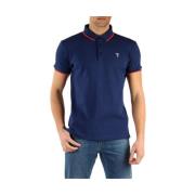 Polo Korte Mouw Trussardi , Blue , Heren