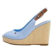 Iconic Elena Slingback hoge hak sandalen Tommy Hilfiger , Blue , Dames