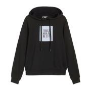 Hoodie met Stijl Trussardi , Black , Dames