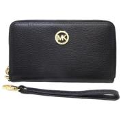 Pre-owned Leather wallets Michael Kors Pre-owned , Black , Dames