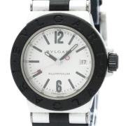 Pre-owned Stainless Steel watches Bvlgari Vintage , White , Dames