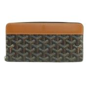 Pre-owned Leather wallets Goyard Vintage , Brown , Dames