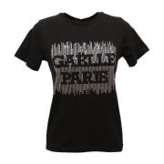 Korte Mouw T-shirt Gaëlle Paris , Black , Dames