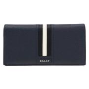 Pre-owned Leather wallets Bally Pre-owned , Black , Dames