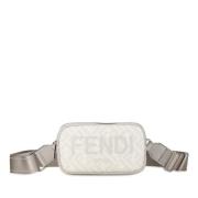 Pre-owned Plastic crossbody-bags Fendi Vintage , White , Dames